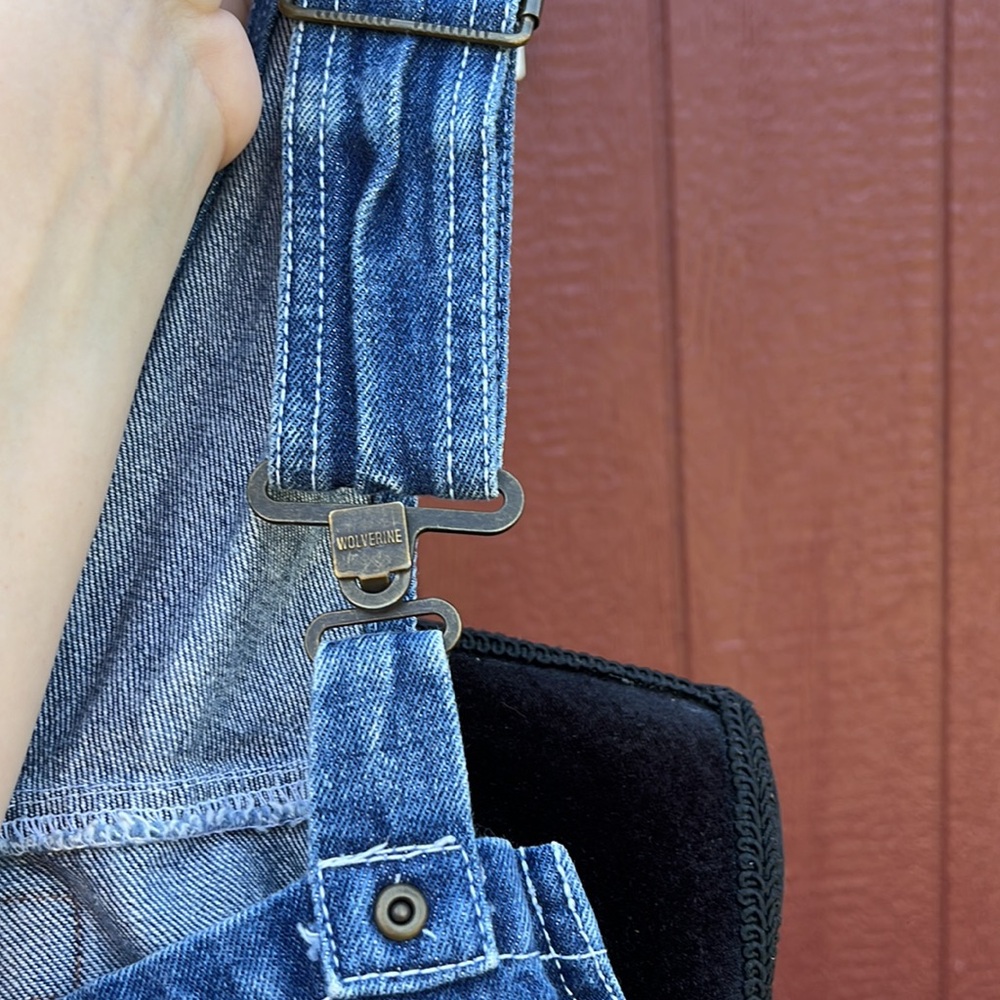 Wolverine Blue Straight-Leg Jeans with Adjustable Straps - Picture 6 of 12